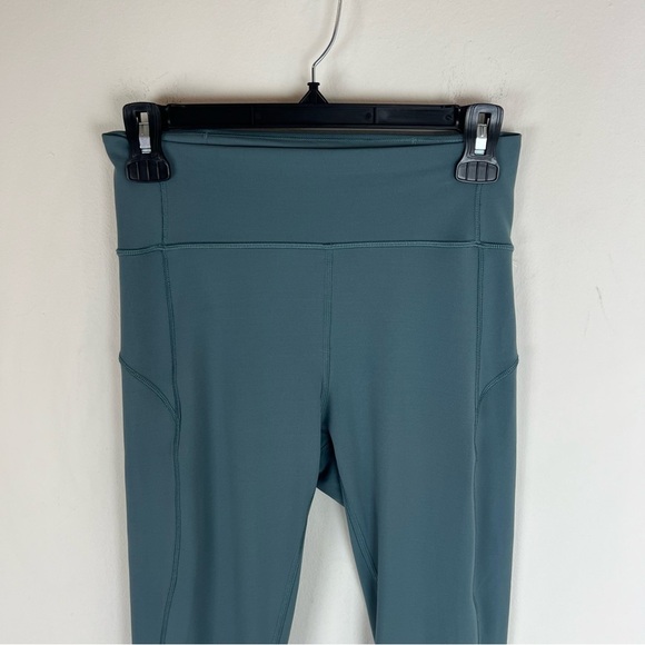Lululemon In Movement High Rise Leggings Mystic Green Size 6 B9 - Picture 4 of 8